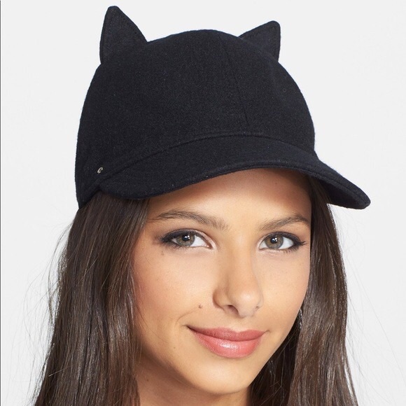 kate spade Accessories - SOLD! On Ⓜ️//Kate Spade Cat Wool Hat
